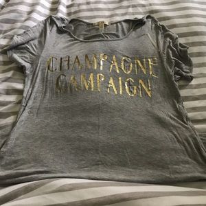 “Champagne Campaign” short sleeve tee